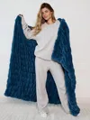 Comfrt Dreamer Blanket In Blue