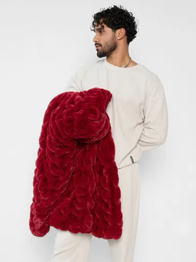 Comfrt Dreamer Blanket In Red