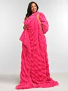 Comfrt Dreamer Blanket In Rouge