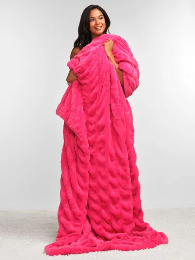 Comfrt Dreamer Blanket In Rouge