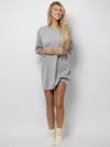 Comfrt Essential Oversized Tee Shirt In Gray