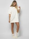 Comfrt Essential Oversized Tee Shirt In White