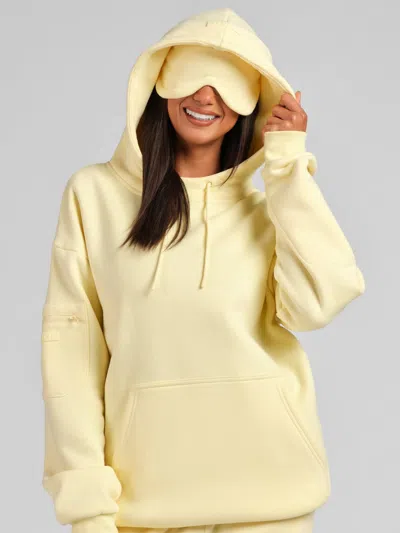 Comfrt Halo Lightweight Airplane Mode Hoodie In Yellow