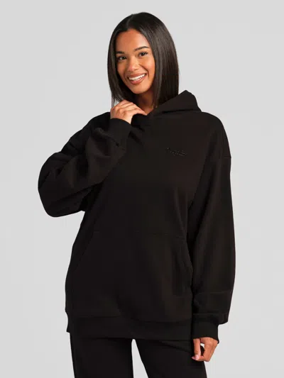 Comfrt Halo Lightweight Oversized Hoodie In Black