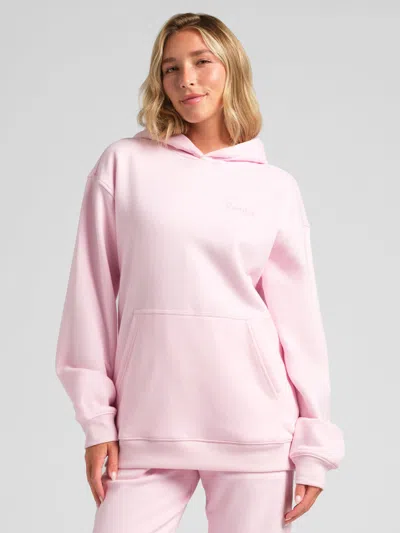 Comfrt Halo Lightweight Oversized Hoodie In Pink