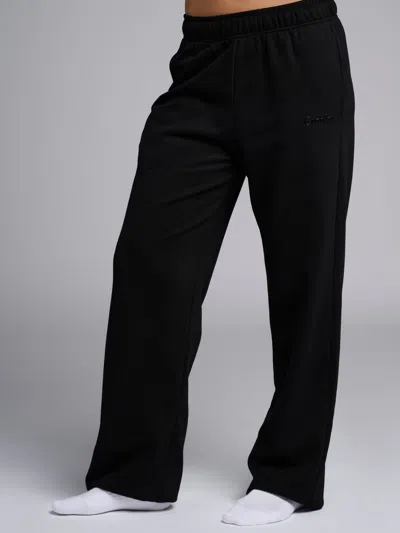 Comfrt Halo Lightweight Straight Leg Sweatpants In Black