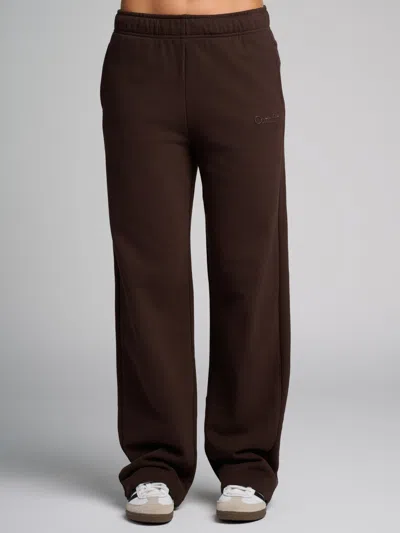 Comfrt Halo Lightweight Straight Leg Sweatpants In Black
