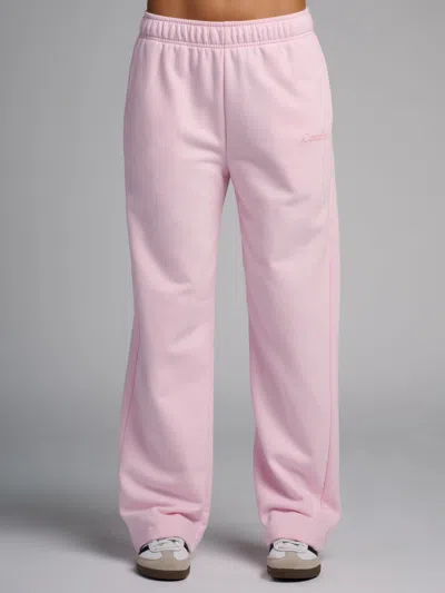 Comfrt Halo Lightweight Straight Leg Sweatpants In Pink