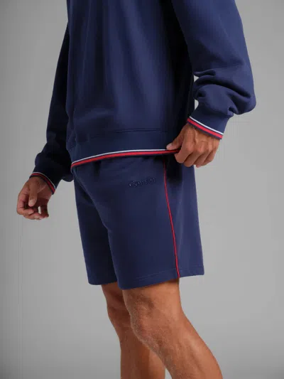 Comfrt Laid Back Halo Fleece Short 7" In Blue