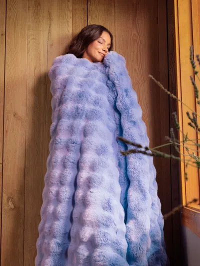 Comfrt Lavender Ember Heated Blanket In Purple