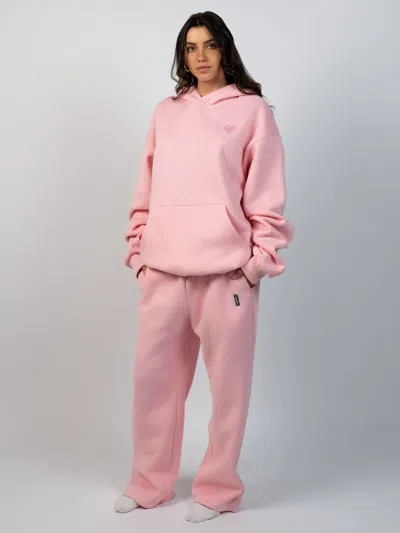 Comfrt Love Straight Leg Sweatpants In Pink