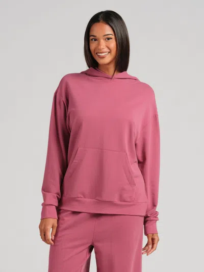 Comfrt Luxe Terry Hoodie In Purple