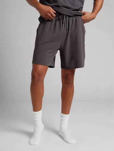 Comfrt Luxe Terry Short In Brown