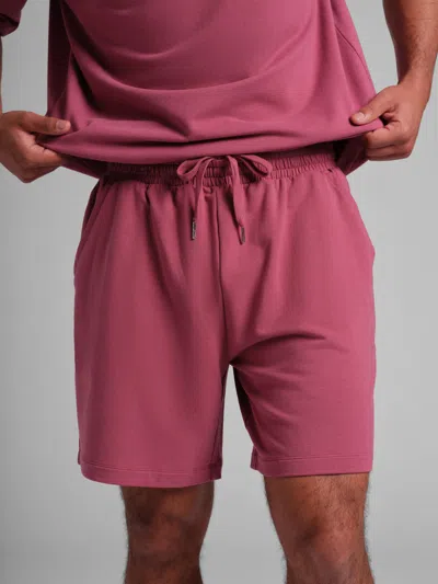 Comfrt Luxe Terry Short In Red