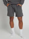 Comfrt Men's  Basic Fleece Short In Gray