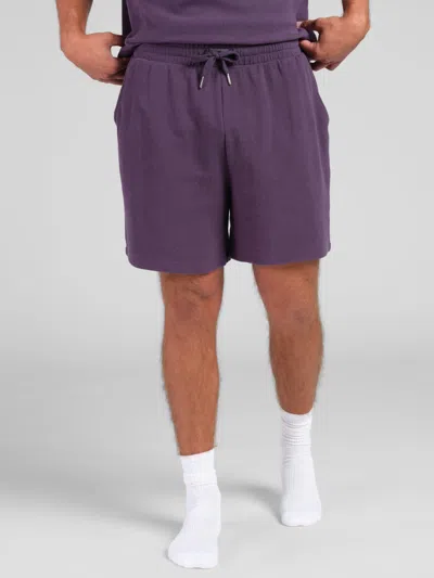 Comfrt Men's  Waffle Lounge 7" Short In Brown