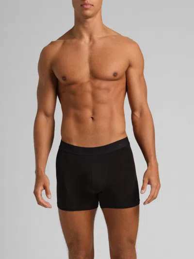 Comfrt Men's Modal Boxer Brief In Black
