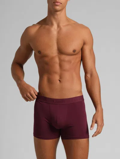 Comfrt Men's Modal Boxer Brief In Burgundy