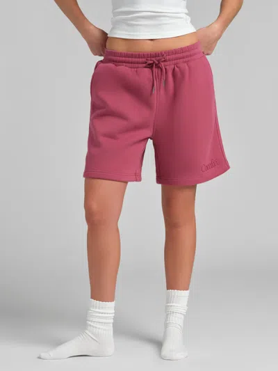 Comfrt Minimalist 7" Shorts In Berry