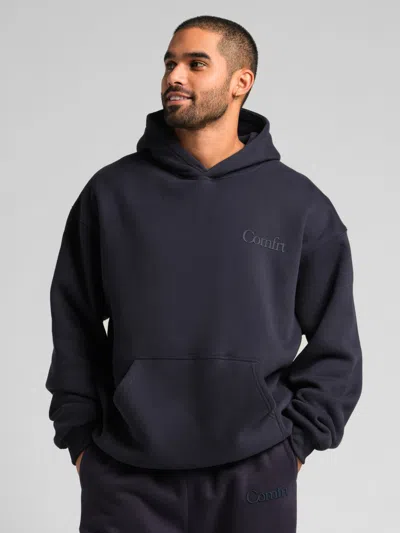 Comfrt Minimalist Hoodie In Blue