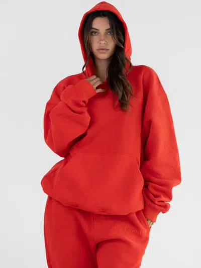 Comfrt Minimalist Hoodie In Pink