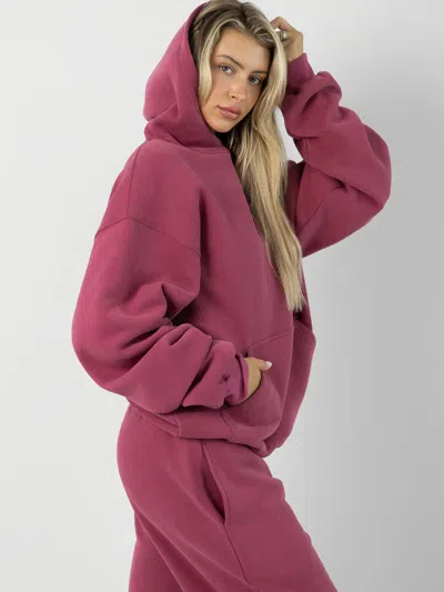 Comfrt Minimalist Hoodie In Pink