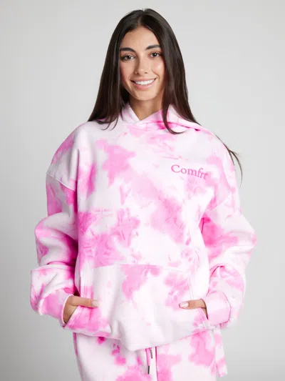 Comfrt Minimalist Hoodie In Pink