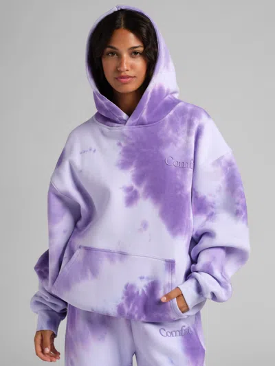 Comfrt Minimalist Hoodie In Purple