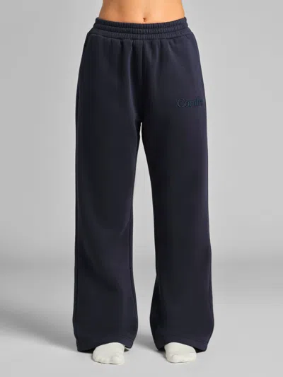 Comfrt Minimalist Straight Leg Sweatpants In Blue