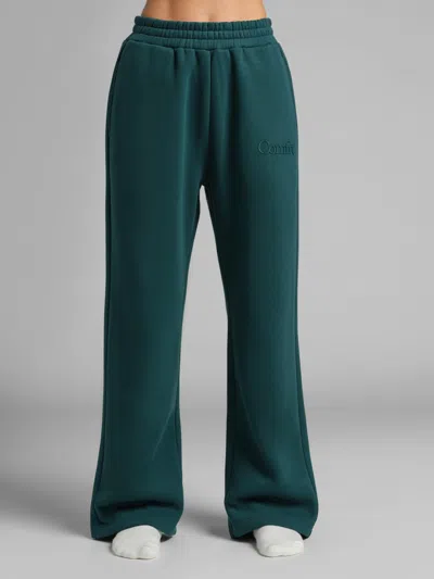 Comfrt Minimalist Straight Leg Sweatpants In Green