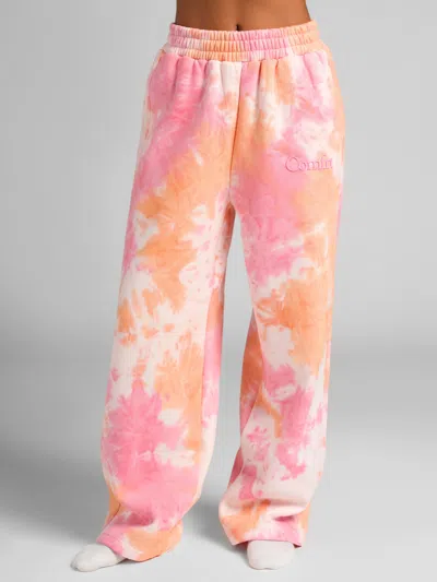 Comfrt Minimalist Straight Leg Sweatpants In Orange
