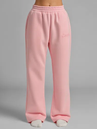 Comfrt Minimalist Straight Leg Sweatpants In Pink