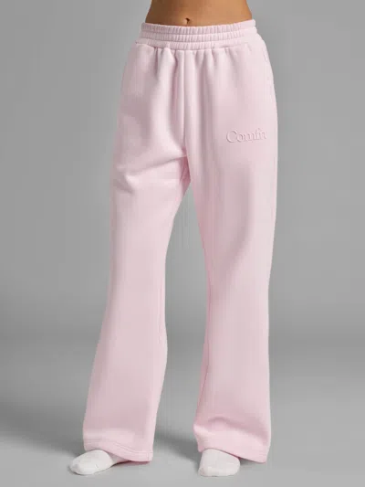 Comfrt Minimalist Straight Leg Sweatpants In Pink