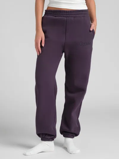 Comfrt Minimalist Sweatpants In Purple
