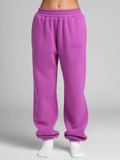 Comfrt Minimalist Sweatpants In Purple