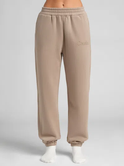 Comfrt Minimalist Sweatpants In Sand