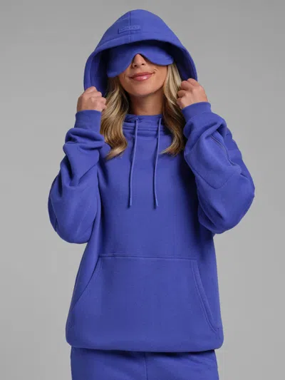 Comfrt Neon Airplane Mode Hoodie-mega In Blue