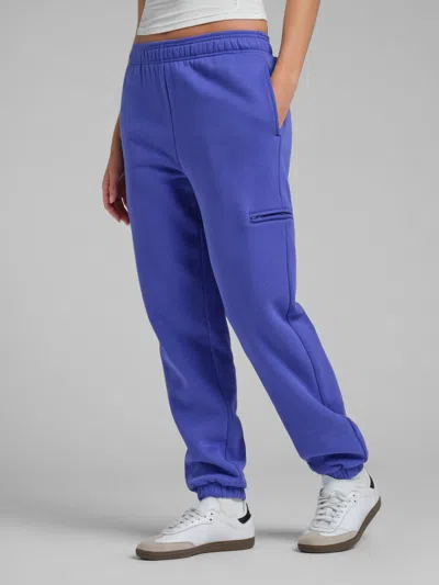 Comfrt Neon Airplane Mode Sweatpants In Ultra Violet
