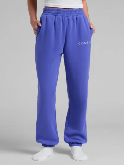 Comfrt Neon Tranquil Sweatpants In Blue