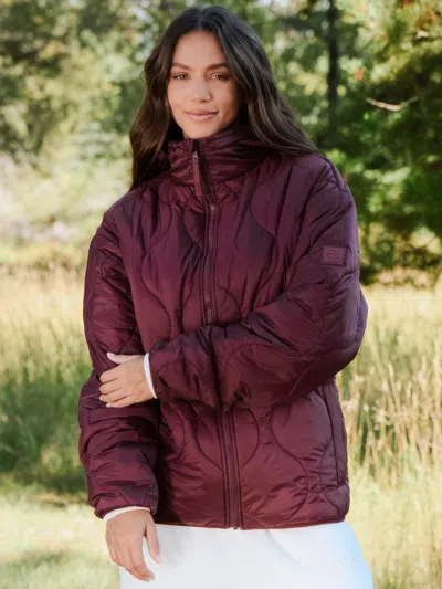 Comfrt Packable Puffer Jacket In Multi