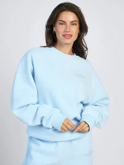 Comfrt Pastel Crew Sweatshirt In Blue