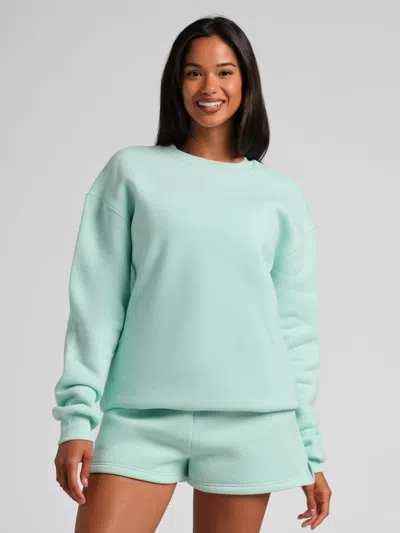 Comfrt Pastel Crew Sweatshirt In Blue