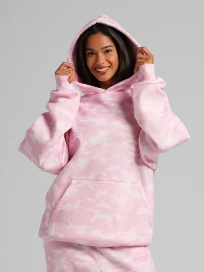 Comfrt Pastel Hoodie In Pink