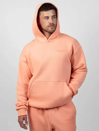 Comfrt Pastel Hoodie In Orange