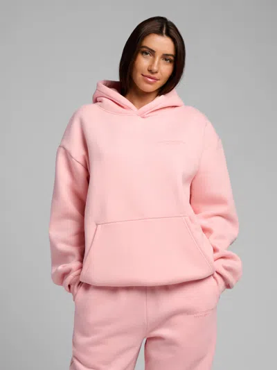 Comfrt Pastel Hoodie In Pink
