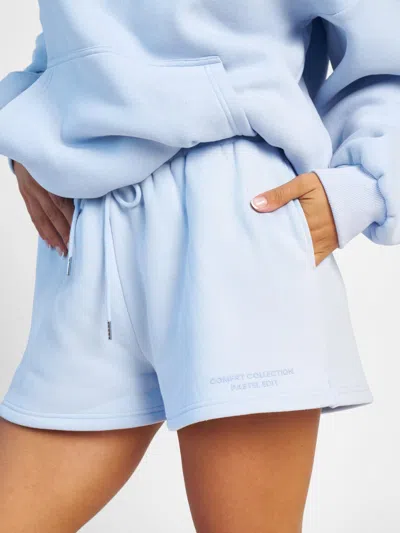 Comfrt Pastel Shorts In Blue