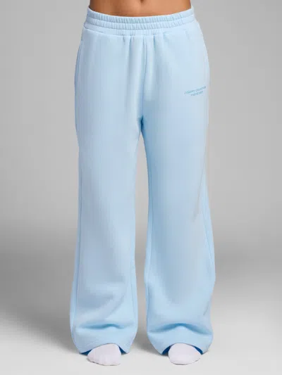Comfrt Pastel Straight Leg Sweatpants In Blue