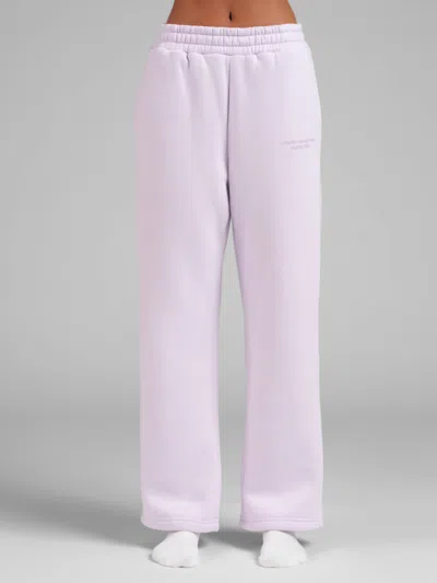 Comfrt Pastel Straight Leg Sweatpants In Purple