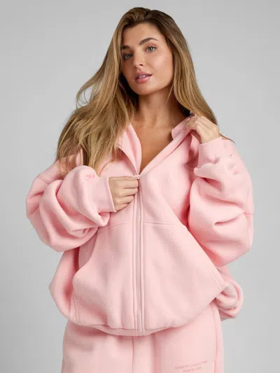 Comfrt Pastel Zip Hoodie In Multi