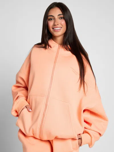 Comfrt Pastel Zip Hoodie In Multi